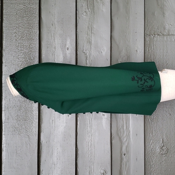 Vintage 80s KASPER Green Blazer Jacket sz 4 Women's - Picture 2 of 11